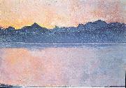 Ferdinand Hodler Genfersee mit Mont-Blanc im Morgenlicht china oil painting artist
